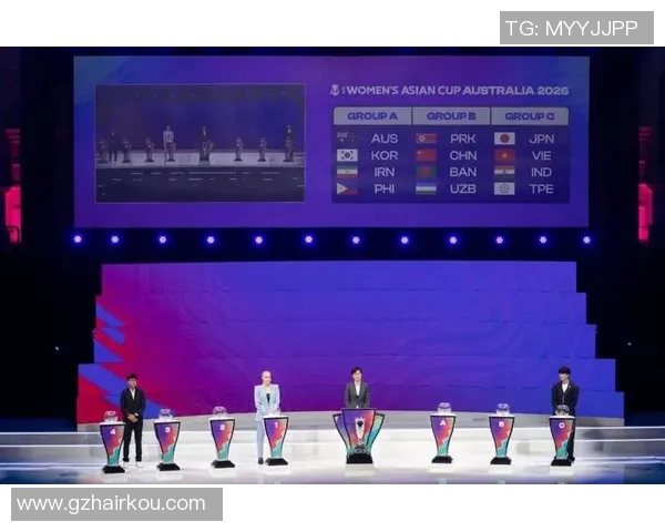 女足亚洲杯分组出炉，中国避开日韩抽得上签
